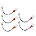 Miniatyrbillede 7 af 8: 5 stk PTC varmeplade keramisk termostatisk aluminium PTC varmeelement 70℃ sort kabel 12V