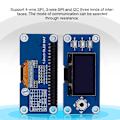 Miniatyrbild 3 av 8: 1,3 tums OLED Display HAT Expansion Board för Raspberry Pi 2B/3B/Zero/Zero W