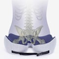 Miniatyrbilde 2 av 5: Memory Foam Sittebensavlastende Setepute For Rumpe Korsrygg Hamstrings Hofter Isjias Tuberositet Reduserer Tretthet For Stol Dod0620-3