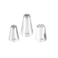 Miniatyrbilde 5 av 5: 3 stk Rustfritt Stål Gras Icing Dyser for Kakedekorering Konditortips DIY Baking Verktøy