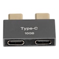 Pikkukuva 6 / 8: 2 kpl USB-C-urosliitintä USB-C-naarasliitäntään MacBookin latausdataliitännän suojaamiseksi