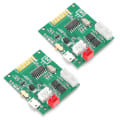 Miniatyrbillede 3 af 8: 1 par effektforstærkermodul forstærkerkort Audio Stereo Lydhøjttaler til Bluetooth 5.0 TWS 3.7‑5V