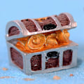 Miniatyrbillede 1 af 7: Skatkiste Dekoration Antik Akvarium Dekoration Realistisk Holdbar Kunsthåndværk Ornamenter