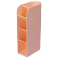 Miniatyrbillede 1 af 8: Opbevaringsboks skrivebord 4 gitter multifunktionel sød pink vertikal brevpapir arrangør til studierum kontor toiletbord