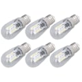 Miniatyrbillede 5 af 8: 10 stk LED E12 Pære Glas Lille Loftlampe Pære 500LM Vægpære til Soveværelse Kontor 220V