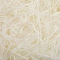 Miniatyrbild 1 av 5: Vitt raffia strimlat papper - 100g, perfekt för presentkorgar och festdekorationer