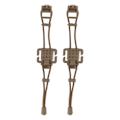 Miniatyrbillede 5 af 8: 2 stk. Rygsæk Bindingsklemme MOLLE Gear Organizer Fastener Elastisk Bindings Spænde Karabinhage Klips Tasker Lås Snor Fix Gear Elastisk Rem Khaki