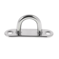 Miniatyrbillede 3 af 5: 6 x 304 Marine Grade Rustfrit Stål Aflang Pad Øje Plade Stape Båd Dæk 6mm-