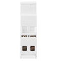 Miniatyrbilde 4 av 7: 220V 5(30)A Digital 1 Fase 2 Leder 1P Rail Meter Elektronisk Kwh Meter-Hvit-1 Stk