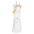 Miniatyrbillede 2 af 8: Engel Figur Ornament Harpiks Skulptureret Stue Hjem Indretning Desktop Håndværk Gave