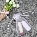 Pikkukuva 4 / 5: 100 kpl Organza-pusseja hääpusseja, 7x9cm korujen lahjapusseja