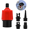 Miniatyrbillede 1 af 5: Oppustelig SUP Pumpe Adapter Luftpumpe Konverter, 4 Standarder Konventionel Luftventil Tilbehør Til Oppustelig Båd, Stand Up Paddle Board, Oppustelig B