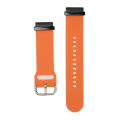 Miniatyrbillede 2 af 8: 22 mm silikone urrem Smart Sports Watch Remme Udskiftning til Garmin Fenix ​​7 6 5 Orange