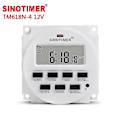 Pikkukuva 3 / 5: 15,98 tuuman LCD digitaalinen ajastin 12V DC ohjelmoitava kytkinkello TM618N-4-B15