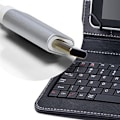 Pikkukuva 3 / 8: Langallinen näppäimistökotelo Tekonahkaa Kannettava näppäimistö Tablettisuojakuori Toimistoon Liiketoimintamatkoille TYPE C -sovitin Androidille Yleiskäyttöinen 10,1 tuumaa