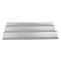 Miniatyrbilde 1 av 8: NonStick MultiGrooves Waves Fransk brødpanne Baguette Baking Kokebrett Form Kjøkkenverktøy (3 riller)