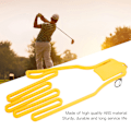 Miniatyrbillede 6 af 8: 2 STK ABS Gule Golfhandsker Holder Holder Rack Beskyttelse Båre Shaper Støtteramme Bracket Værktøj Gul