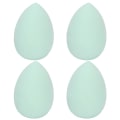 Miniatyrbillede 3 af 8: FOCALLURE 4 stk Wet Dry Dual Use Makeup Puff Blød Løs Powder Puff Sæt Kosmetisk værktøj FA136Cyan