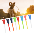 Miniatyrbillede 7 af 8: 50 STK 83 mm farverig blød silikone Holdbar plastik dobbeltlags miljøbeskyttelse Ikke giftig golf-T-shirt