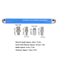 Miniatyrbillede 3 af 7: Højkulstofstål Offset Ratchet Spanner Extender Sæt med Adapter Socket - 1stk