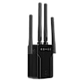 Pikkukuva 5 / 8: WIFI-langaton toistin 300M Internet-verkon signaalinvahvistin 2 Ethernet-portilla 4 antennia Musta 100-240VUS-pistoke