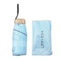Miniatyrbillede 1 af 8: 6 Rib Umbrella Impact Cloth UV Beskyttelse Robust Bærbar Folde Paraply til Mænd Kvinder