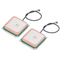 Miniatyrbillede 1 af 8: 2 stk GPS passiv antenne keramisk High Gain 28DBI GPS-modul til busstoppestedsmeldere