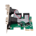 Pikkukuva 7 / 8: Pcie-laajennuskortti PCIE-sarjakortti tietokoneen pöytäkoneen COM-portti PCIE-RS232-liitäntä, kaksoissarjaportin laajennuskortti