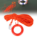 Pikkukuva 6 / 8: 8mm nylon kelluva hengenpelastuslanka Snorklausköysi Sukellus Uinti Hengenpelastajan pelastusköysi kelluvalla silmukalla