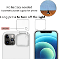Miniatyrbilde 3 av 4: [Med Selfie Fylllys] for iPhone 12 Pro Deksel Lysende Deksel Kompatibelt med Livestream/Sminke