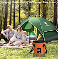 Miniatyrbild 3 av 5: Hopfällbar Hink, 11 Liter Multifunktionell Portabel Hopfällbar Fiskehink - Hopfällbar Diskbänkshink - Vattenbehållare för Fiske, Camping, Gar