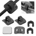 Miniatyrbild 5 av 8: CANSUCC 4 st Cykelbromskabel Rörstyrningsväxeladapter Cykelram C-spänne (svart)