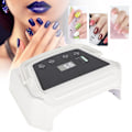 Miniatyrbilde 5 av 8: 72W neglelakk herdelampe, oppladbar LED digital display neglelakk neglelakk tørkelampe US-plugg 110~240V