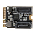 Miniatyrbillede 5 af 8: M.2 til 2 porte SATA3.0 6Gbps JMB582 Chip M.2 til 2 porte SATA3.0 udvidelseskort til computer til Windows