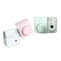 Miniatyrbild 5 av 5: För Instax Mini12 Kameraväska PU Mjukt Skyddsfodral Resväska, B Vit39