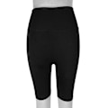 Miniatyrbild 1 av 8: Hög midja yogashorts dam mjuk stretch andningsbar rumplyft fitness atletisk träningsshorts svart M