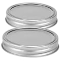 Pikkukuva 8 / 8: Jaetun tyypin lasipurkkien purkituskannet pyöreät ruokasäiliön cover keittiötarvikkeet (10 kpl 70 mm hopea pyöreä rengas + cover )