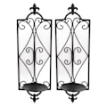 Miniatyrbilde 3 av 8: 2 stk vegglampe lysestake henger jern vegg lysestake holder veggdekorasjoner for stue spisestue