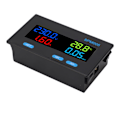 Miniatyrbild 2 av 8: Digital Voltmeter Ammeter Panel 8 i 1 Multifunktionell Strömförbrukning Mätare Färg LCD Display AC Energimonitor AC60‑300V 20A