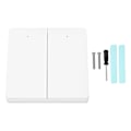 Miniatyrbillede 1 af 8: 2-knaps WiFi-afbryder til ZigBee APP-kontrol, selvdrevet trådløs lysafbryder til boligbelysningssystem