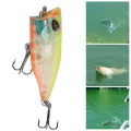 Miniatyrbilde 5 av 8: 5 STK Plast Mini Popper Flytende kunstig agn Fiske lokker Fiskeutstyr tilbehør