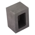 Miniatyrbild 8 av 8: Rektangulär grafitgöt Form Metall Raffineringsform Mould för smältgjutning Guld Koppar Mässing