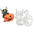 Miniatyrbillede 2 af 5: Halloween Græskar Tyv Udskæringsform Sæt til Scrapbog DIY Kortfremstillingsværktøj