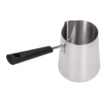 Miniatyrbilde 7 av 8: Tyrkisk kaffekanne 600 ml rustfritt stål blank overflate Høy temperaturbestandig Lett å rengjøre smørvarmer