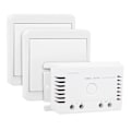 Miniatyrbillede 3 af 8: 433MHz trådløs kontakt fjernbetjening Dobbelt kontrolpanel relæsender AC85‑250V