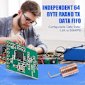 Miniatyrbillede 5 af 5: CC1101 868MHZ Radiotransmissionsantenne Transceiver Modul