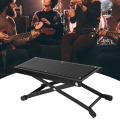 Miniatyrbilde 2 av 8: Metall akustisk gitar fotskammel Solid håndverk Anti skli sammenleggbar fotstøtte pedal for gitar Pl