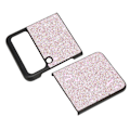 Miniatyrbillede 2 af 8: Shiny Bling Telefonetui til Galaxy Z FLIP 3 Stødforebyggende Foldbar Mobiltelefon Beskyttende Skal Pink