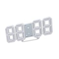 Miniatyrbillede 3 af 8: 3D LED digitalt ur Tid Temperaturdisplay Natlys Alarmfunktion Hvidt 3D digitalt ur til hjemmefjernbetjeningsversion