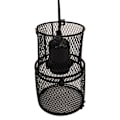 Miniatyrbillede 2 af 8: Krybdyr varmelampebeskyttelse Undgå forbrænding Indtrækkelig krybdyr varmelampe netbeskyttelse Varmebeskytter med E27 keramisk lampeholder EU-stik 220-240V